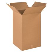 Box Packaging Tall Cardboard Corrugated Boxes, 18"L x 18"W x 30"H, Kraft 181830
